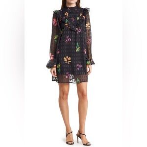 Never Fully Dressed Floral Black Dress